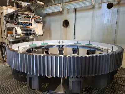 Zahnkranz Modul 25, zweiteilig